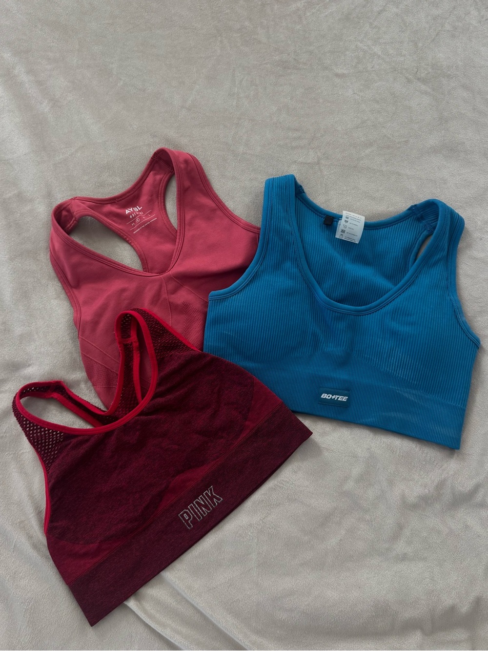 Bo+Tee, PINK, AYBL Sports Bra Bundle